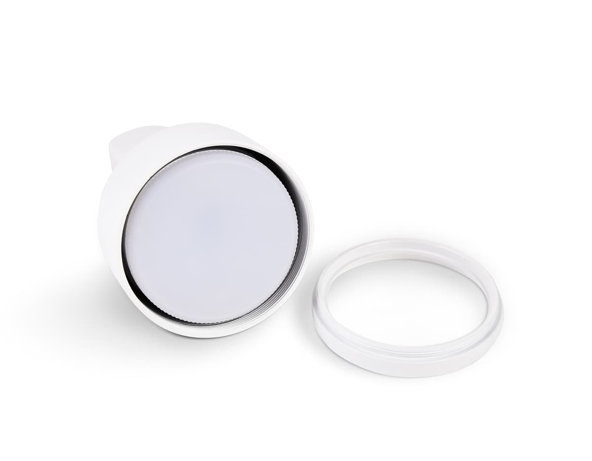 Трековый однофазный светильник со сменной лампой GL5356 WH белый GX53 max 12W Ambrella Light 14