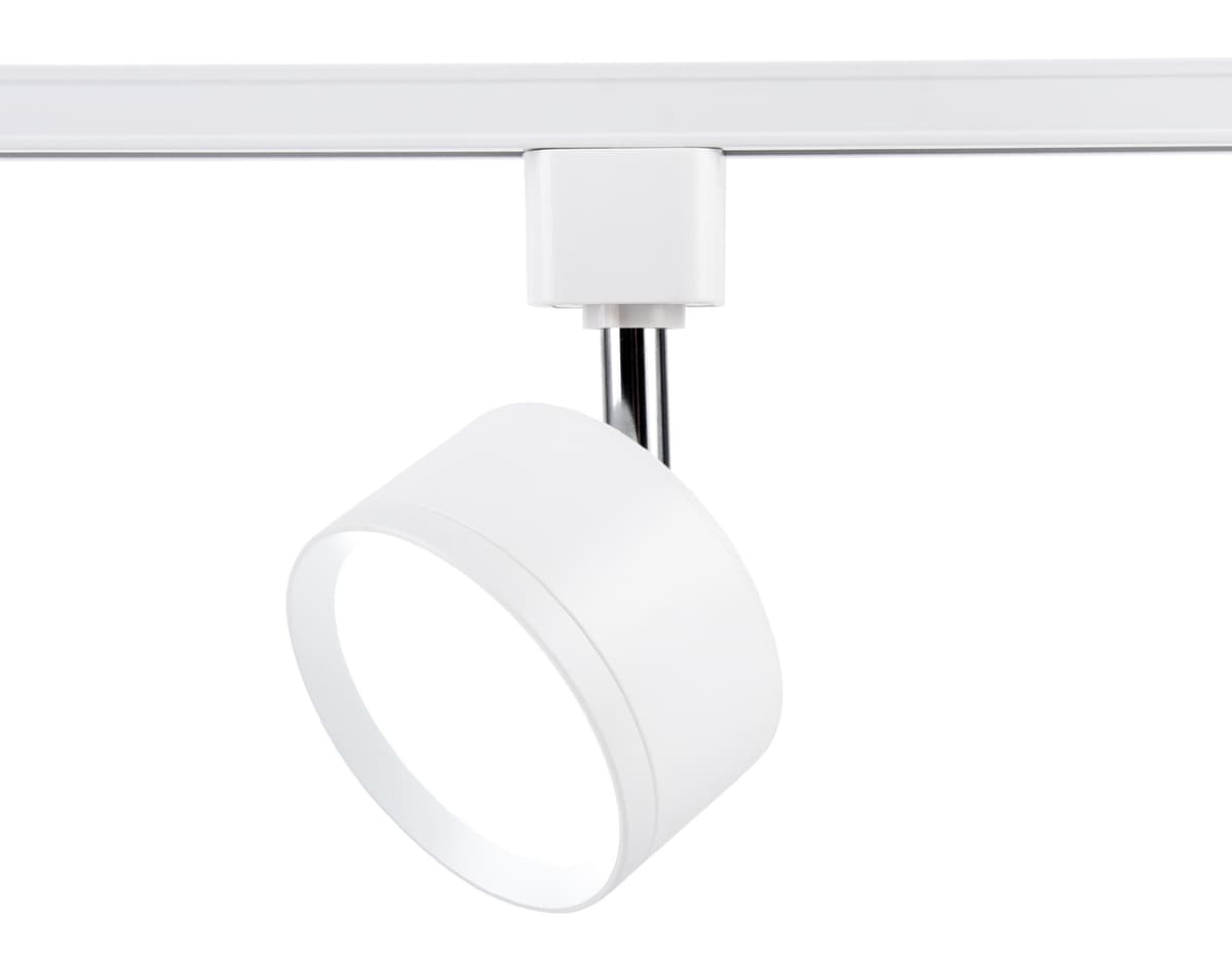 Трековый однофазный светильник со сменной лампой GL5356 WH белый GX53 max 12W Ambrella Light 8