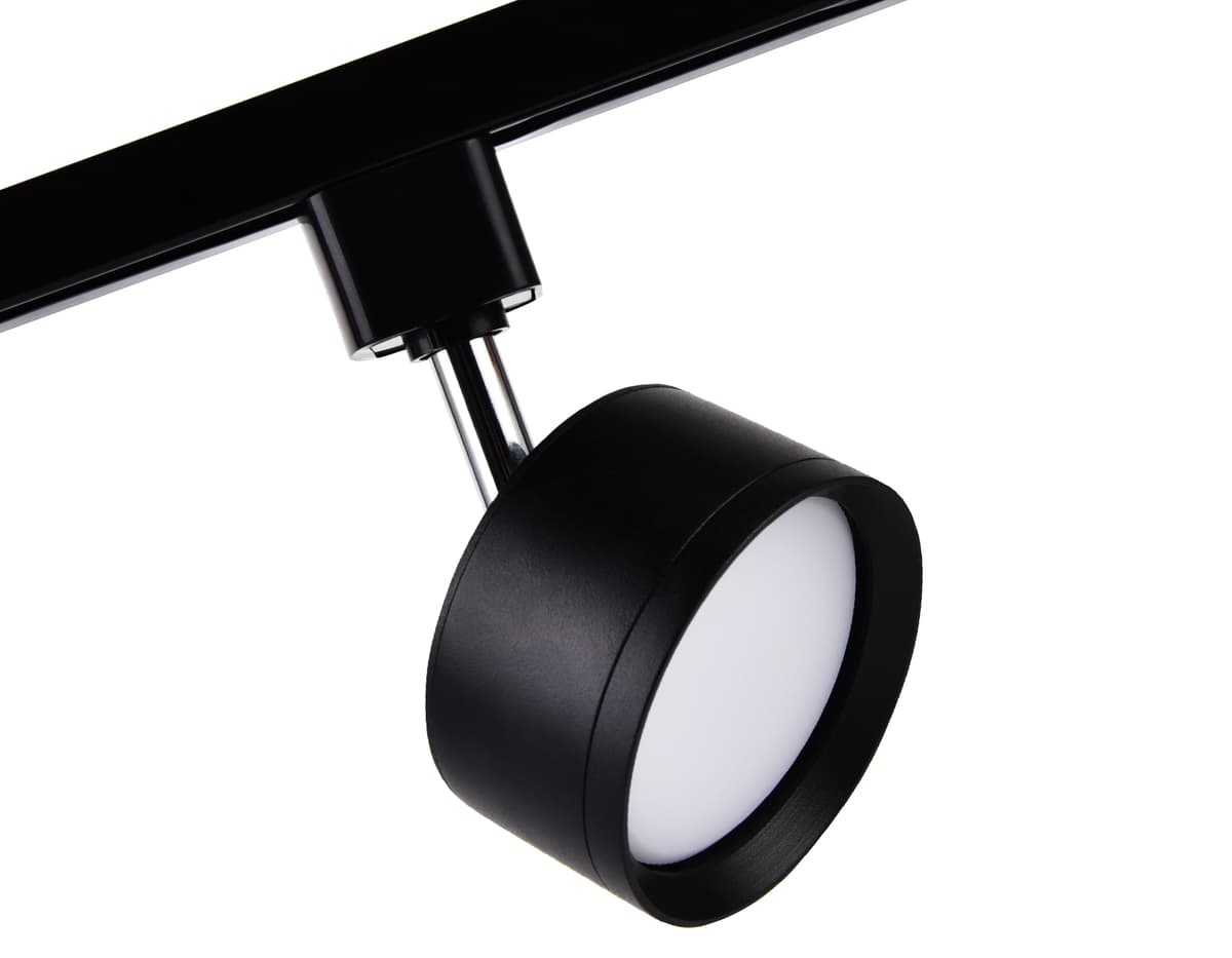 Трековый однофазный светильник со сменной лампой GL5357 BK черный GX53 max 12W Ambrella Light 10