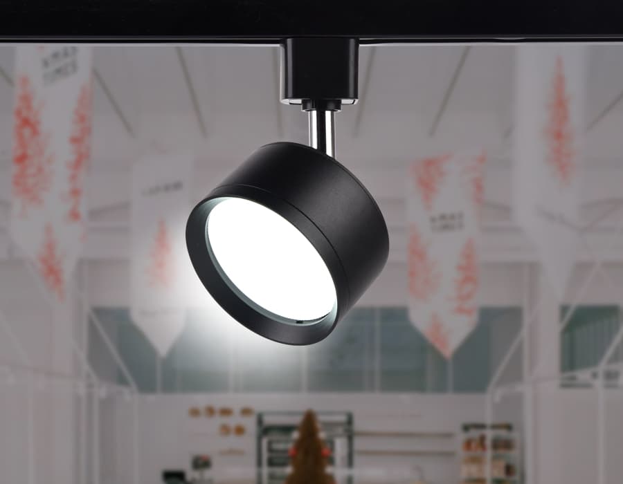 Трековый однофазный светильник со сменной лампой GL5357 BK черный GX53 max 12W Ambrella Light 8