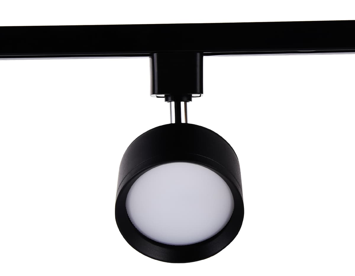 Трековый однофазный светильник со сменной лампой GL5357 BK черный GX53 max 12W Ambrella Light 9