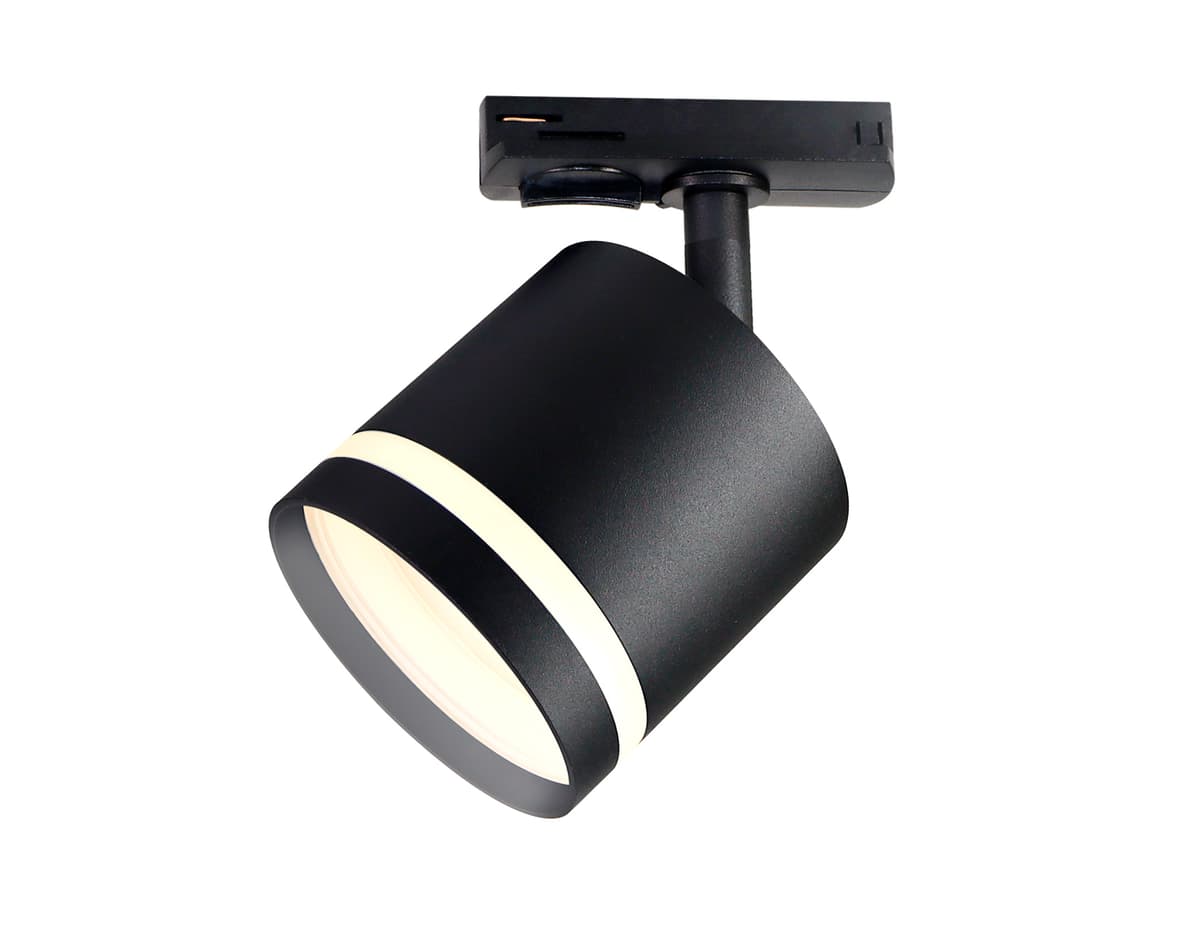 Трековый однофазный светильник со сменной лампой GL5372 BK черный GX53 max 12W Ambrella Light 6