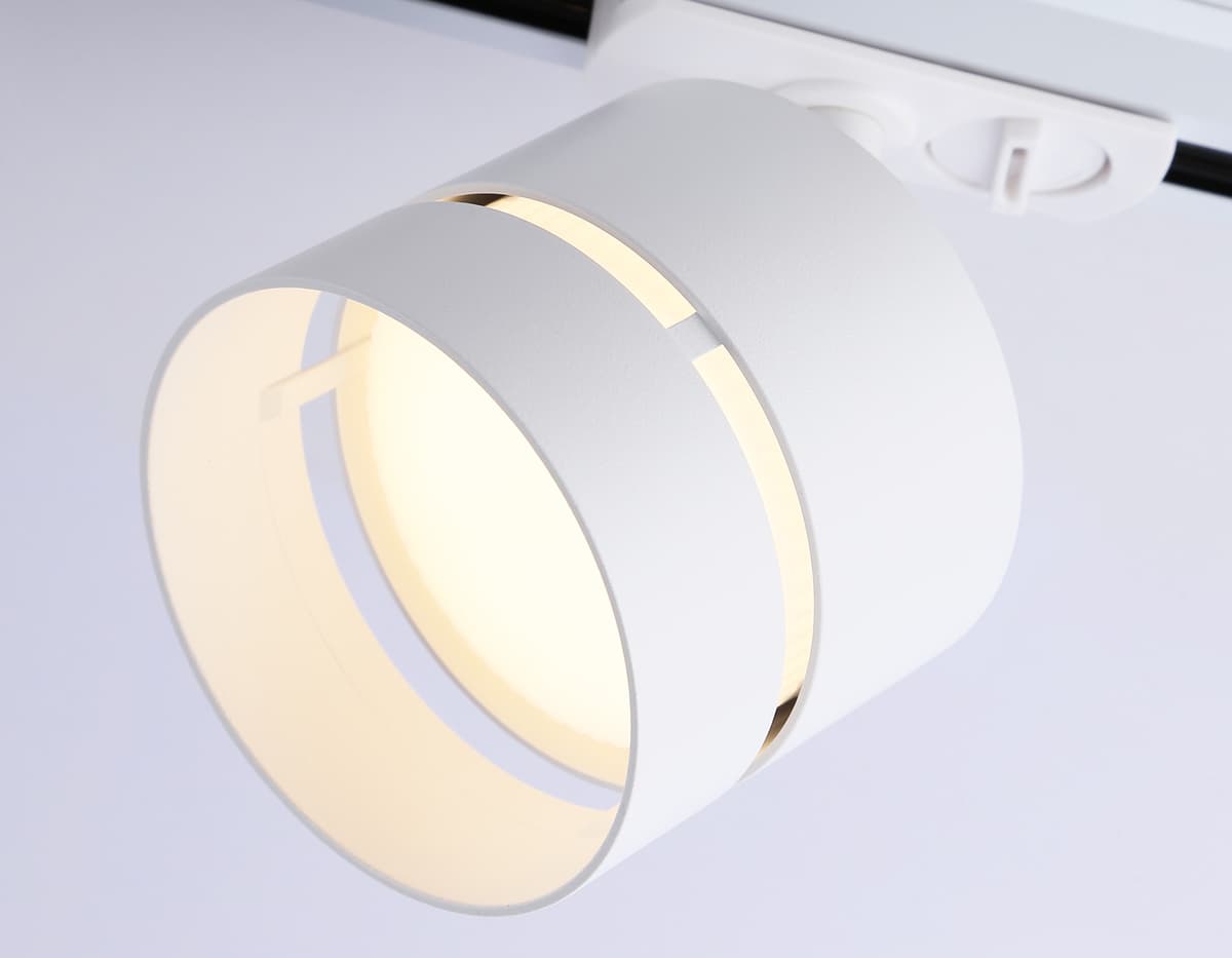 Трековый светильник со сменной лампой GX53 GL5375 WH белый GX53 max 12W Ambrella Light 7