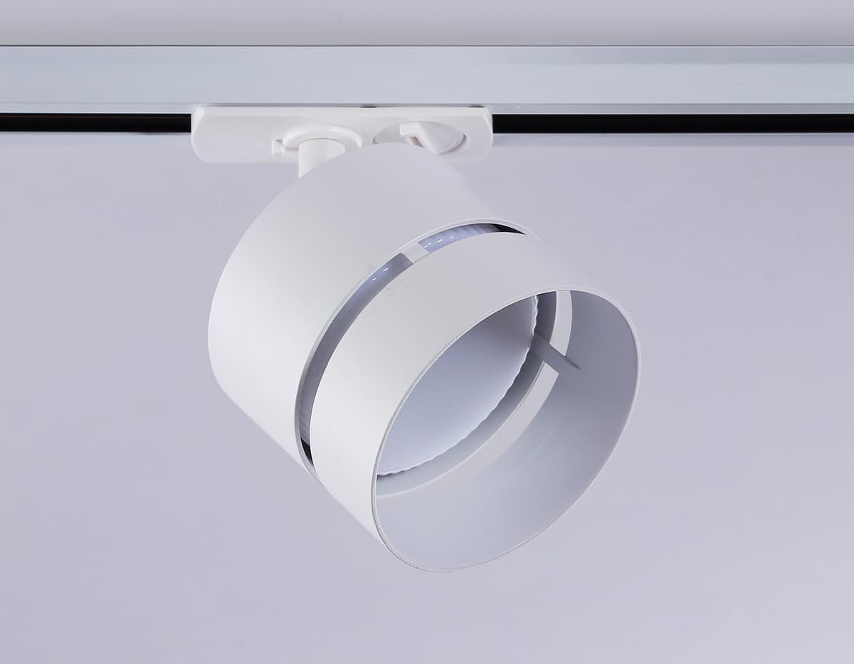 Трековый светильник со сменной лампой GX53 GL5375 WH белый GX53 max 12W Ambrella Light 8