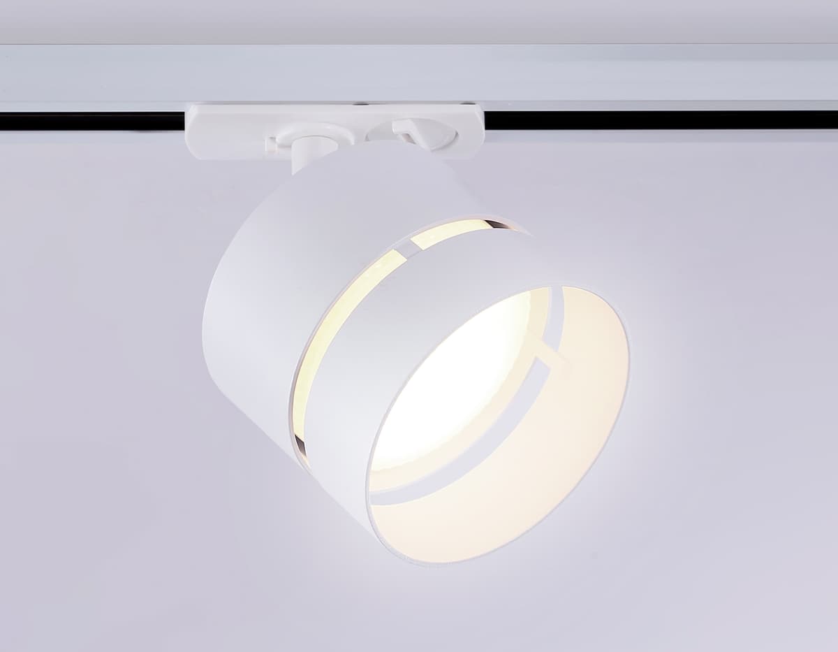 Трековый светильник со сменной лампой GX53 GL5375 WH белый GX53 max 12W Ambrella Light 9