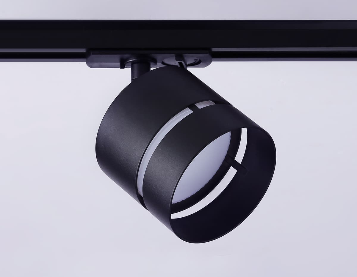Трековый светильник со сменной лампой GX53 GL5377 BK черный GX53 max 12W Ambrella Light 10