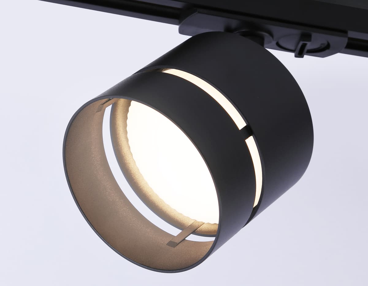 Трековый светильник со сменной лампой GX53 GL5377 BK черный GX53 max 12W Ambrella Light 8