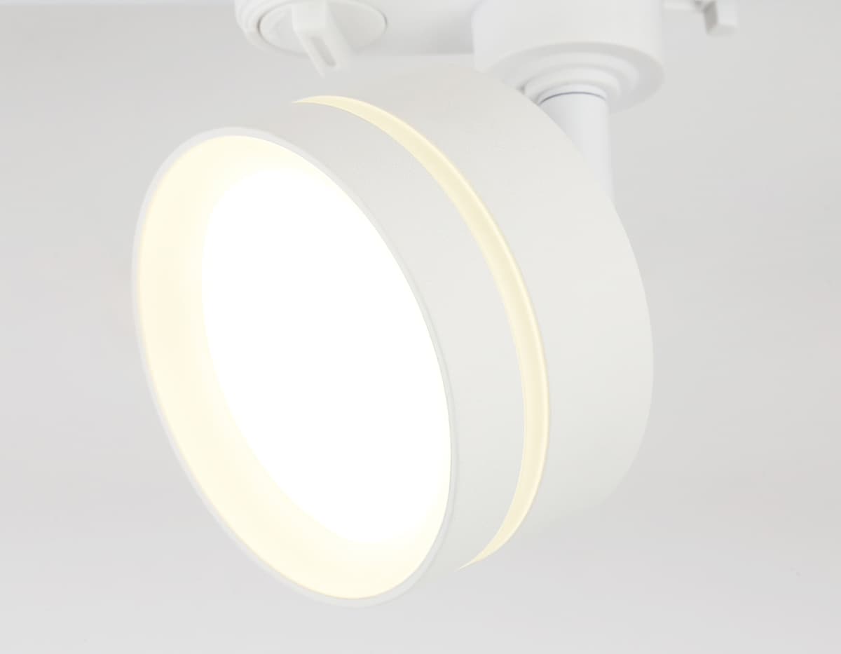 Трековый светильник со сменной лампой GL5384 WH/FR белый/белый матовый GX53 max 12W Ambrella Light 8