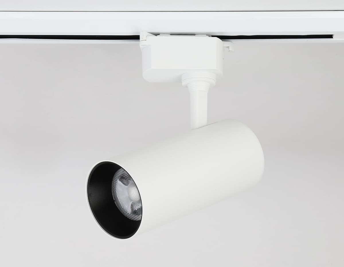 Трековый светильник акцентный поворотный GL5821 WH белый LED 15W 4200K 24° Ambrella Light 10