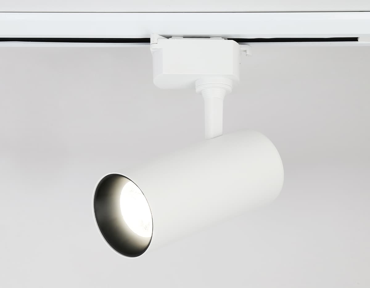 Трековый светильник акцентный поворотный GL5821 WH белый LED 15W 4200K 24° Ambrella Light 11