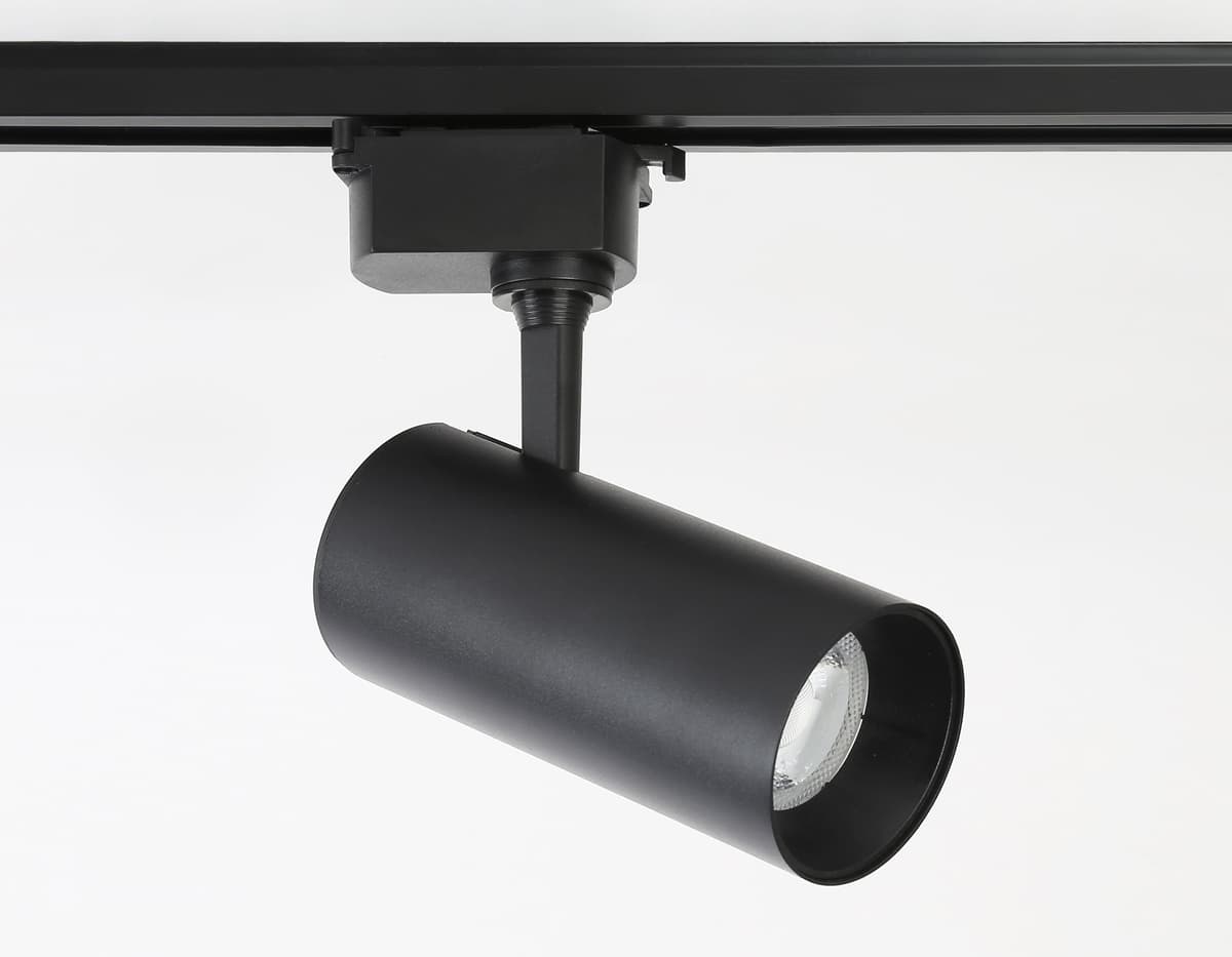 Трековый светодиодный светильник GL5828 BK черный LED 15W 4200K 24° Ambrella Light 10