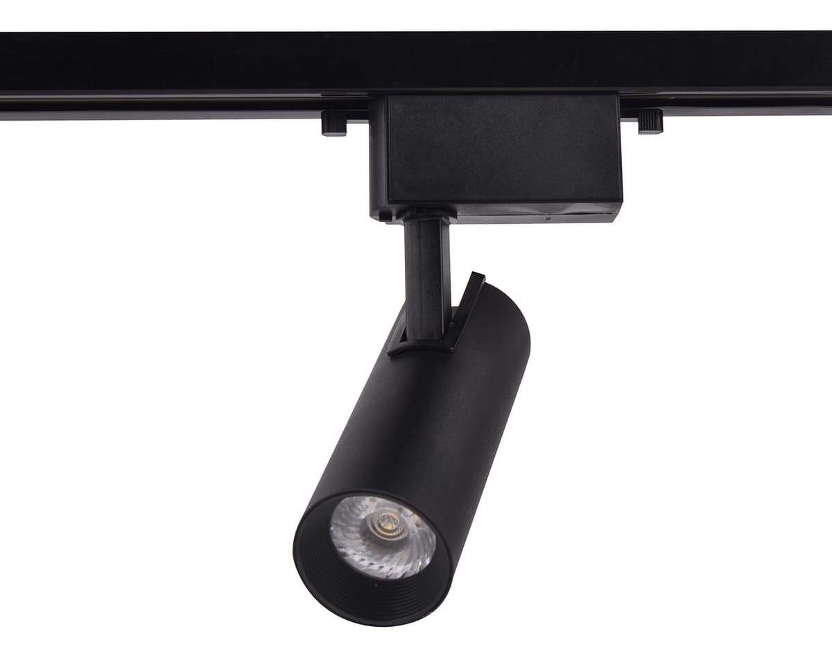 Трековый однофазный светодиодный светильник GL5858 BK черный LED 10W 4200K 24° Ambrella Light 8