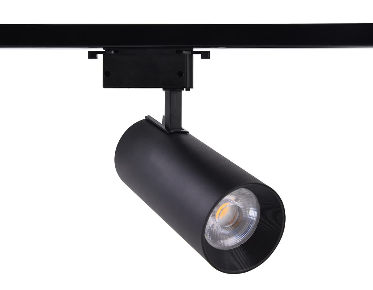 Трековый однофазный светодиодный светильник GL5859 BK черный LED 20W 4200K 24° Ambrella Light 6