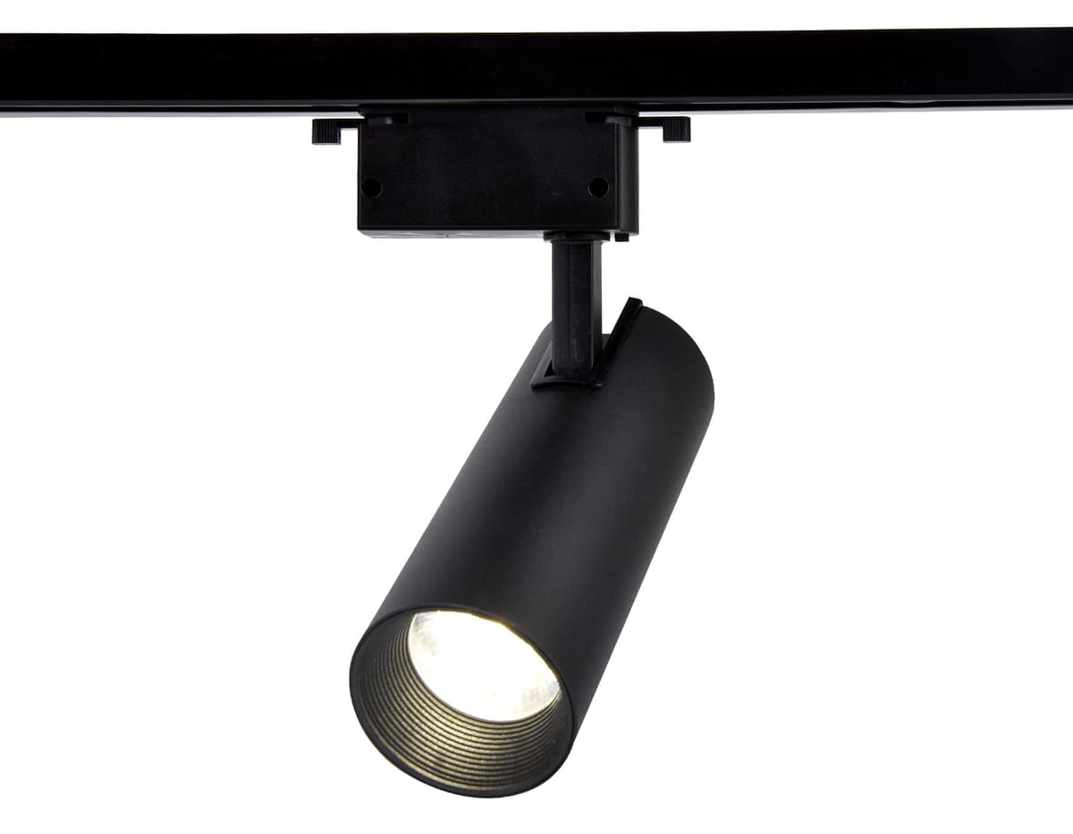 Трековый однофазный светодиодный светильник GL5860 BK черный LED 30W 4200K 24° Ambrella Light 4