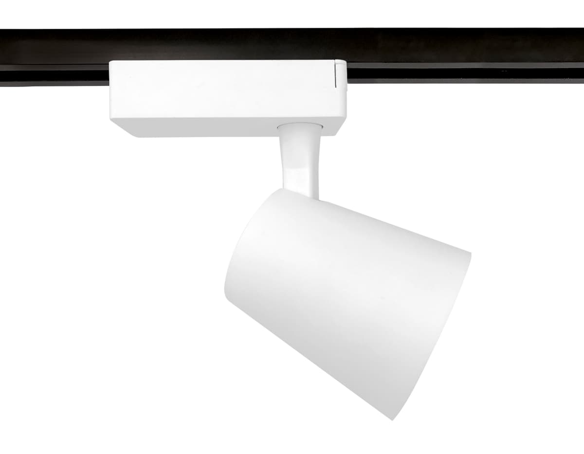 Трековый однофазный светодиодный светильник GL5974 WH белый LED 15W 4200K 24° Ambrella Light 9