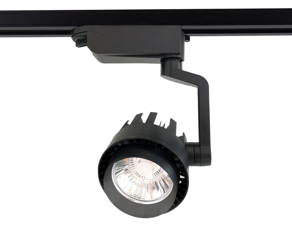 Трековый однофазный светодиодный светильник GL6107 BK черный LED 10W 4200K 24° Ambrella Light 5