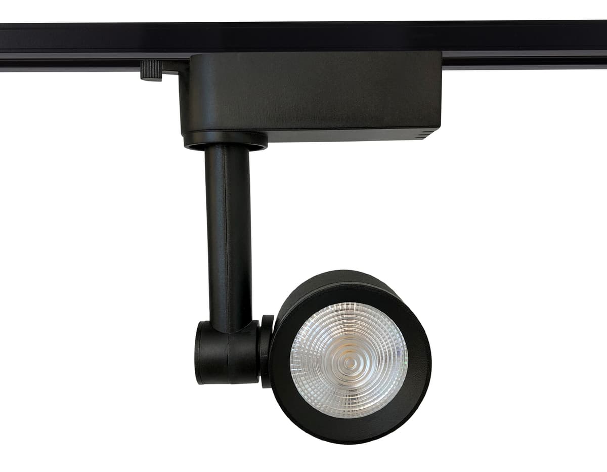 Трековый однофазный светодиодный светильник GL6391 BK черный LED 7W 4200K 24° Ambrella Light 7