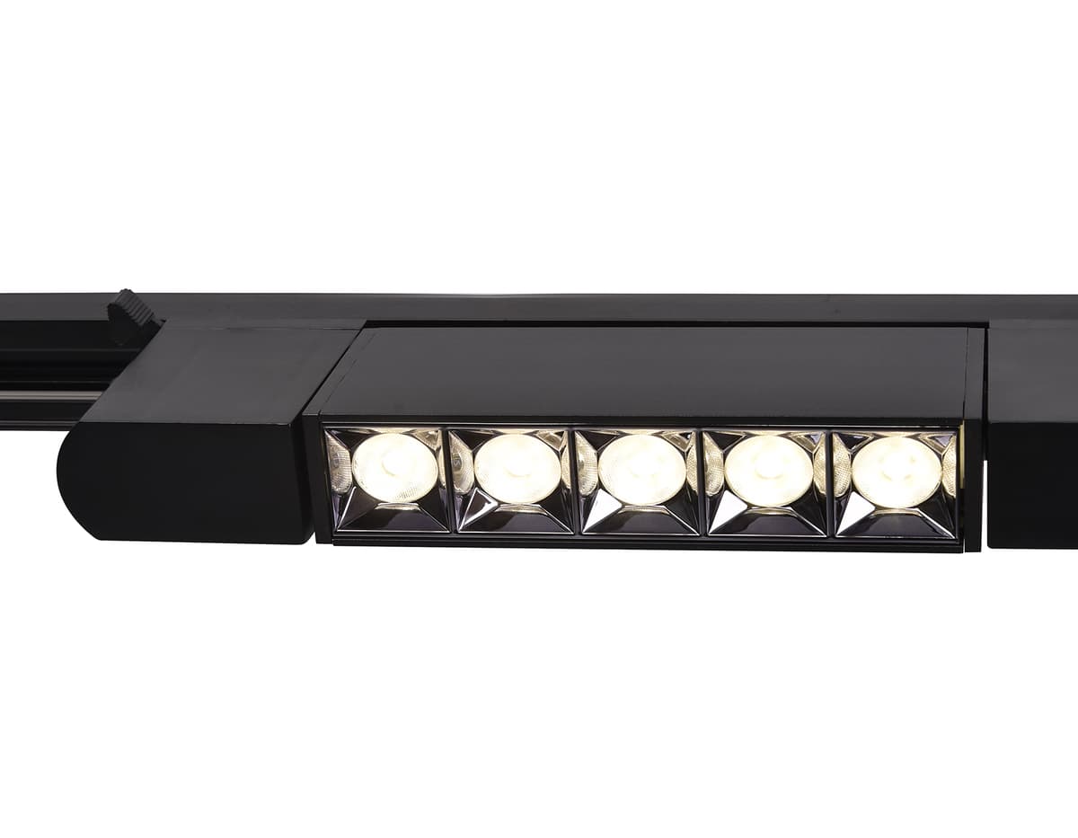 Трековый однофазный светодиодный светильник GL6688 BK черный LED 6W 4200K 24° Ambrella Light 10