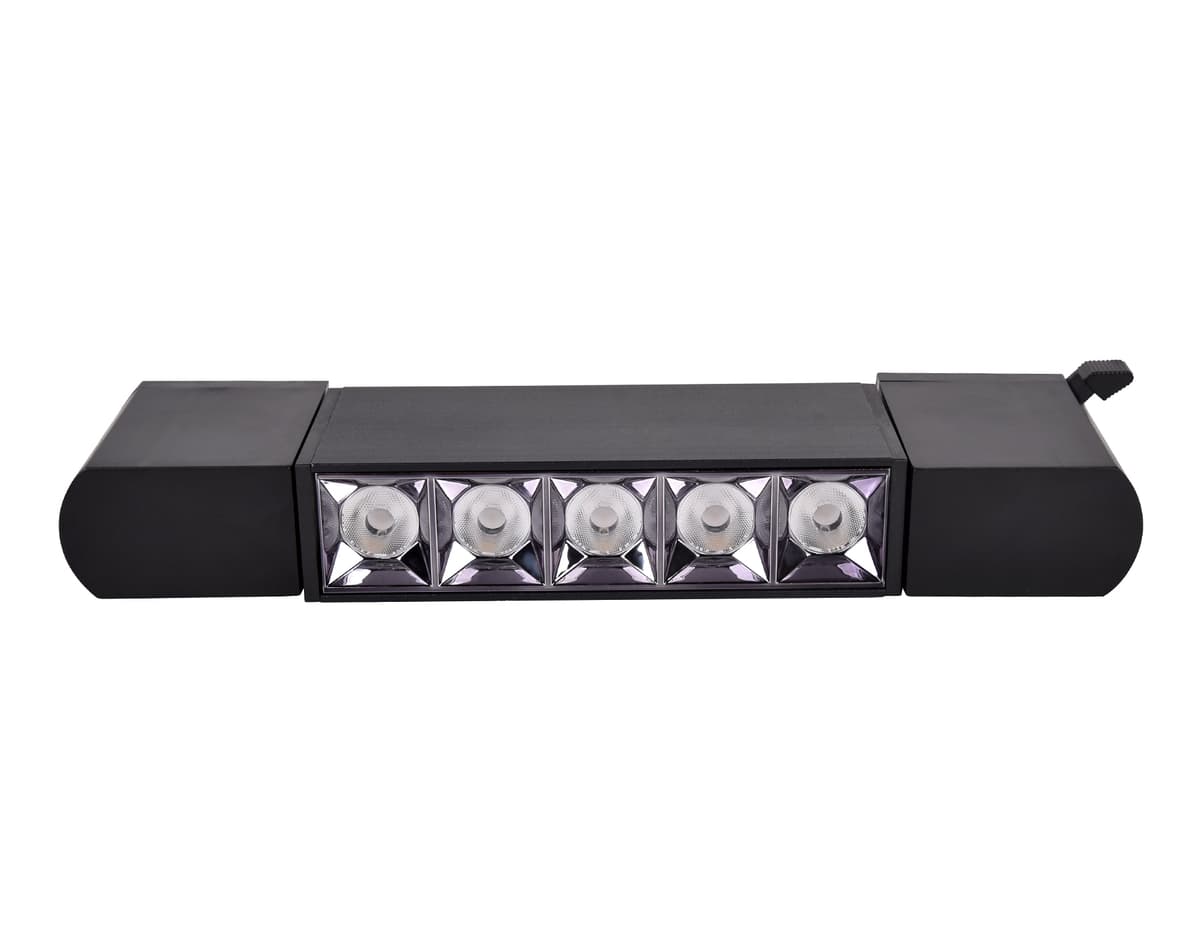 Трековый однофазный светодиодный светильник GL6688 BK черный LED 6W 4200K 24° Ambrella Light 11