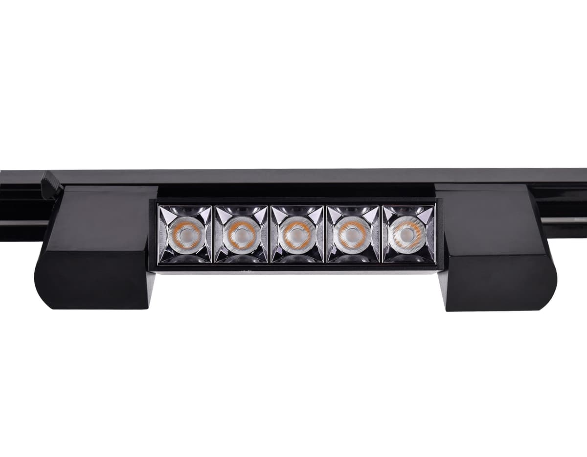 Трековый однофазный светодиодный светильник GL6688 BK черный LED 6W 4200K 24° Ambrella Light 12