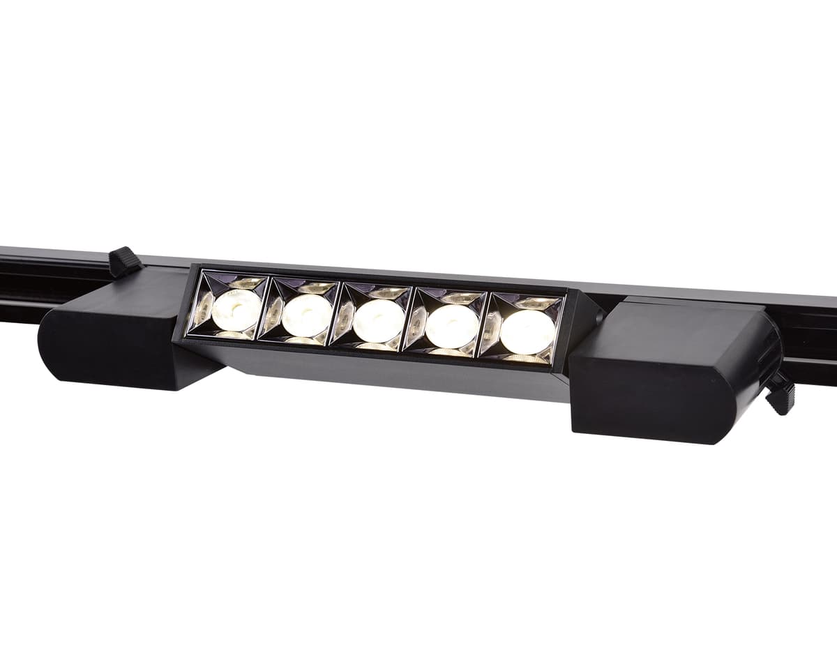 Трековый однофазный светодиодный светильник GL6688 BK черный LED 6W 4200K 24° Ambrella Light 7