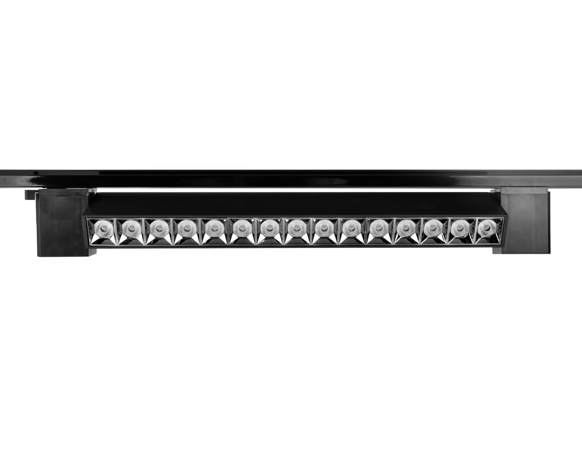 Трековый однофазный светодиодный светильник GL6690 BK черный LED 18W 4200K 24° Ambrella Light 4