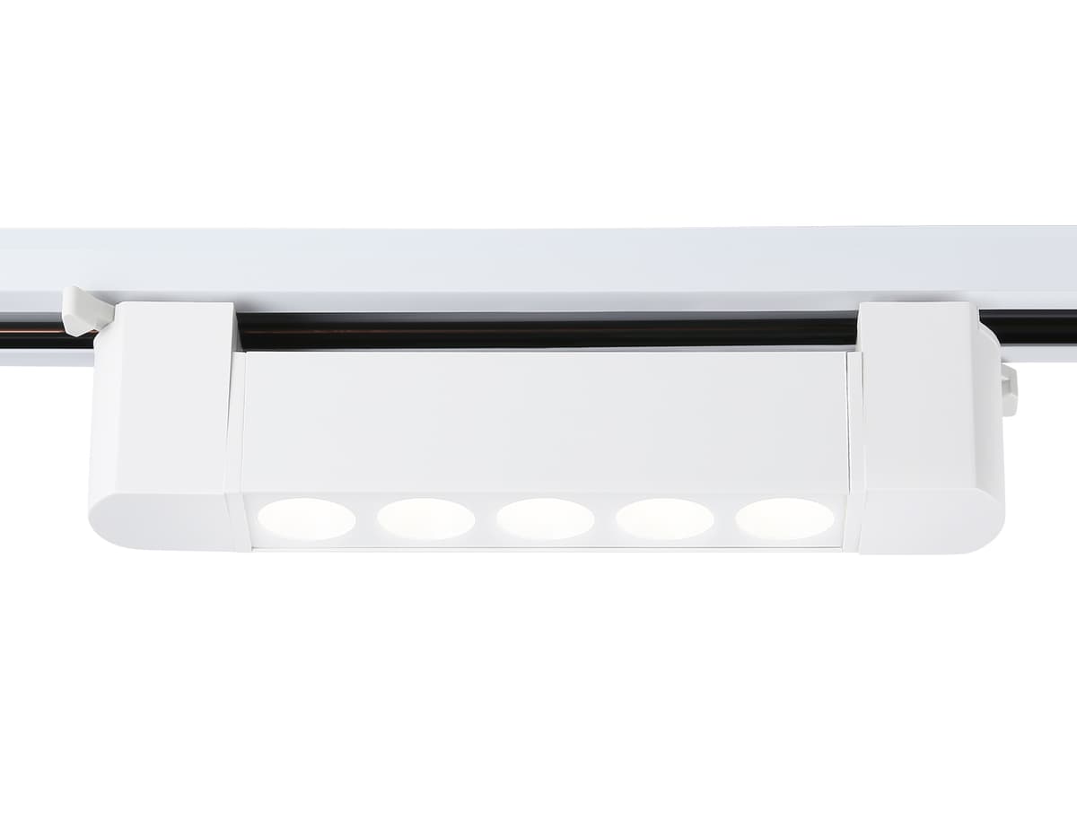 Трековый однофазный светодиодный светильник GL6700 WH белый IP20 10W 4200K 24° 192*35*57 Ambrella Light 2