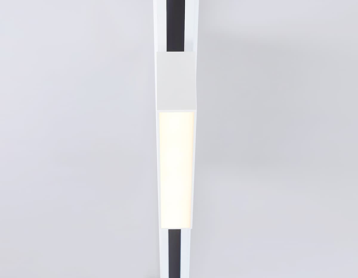 Трековый однофазный светодиодный светильник GL6761 WH белый LED 12W 3000K 300*22*48 Ambrella Light 16