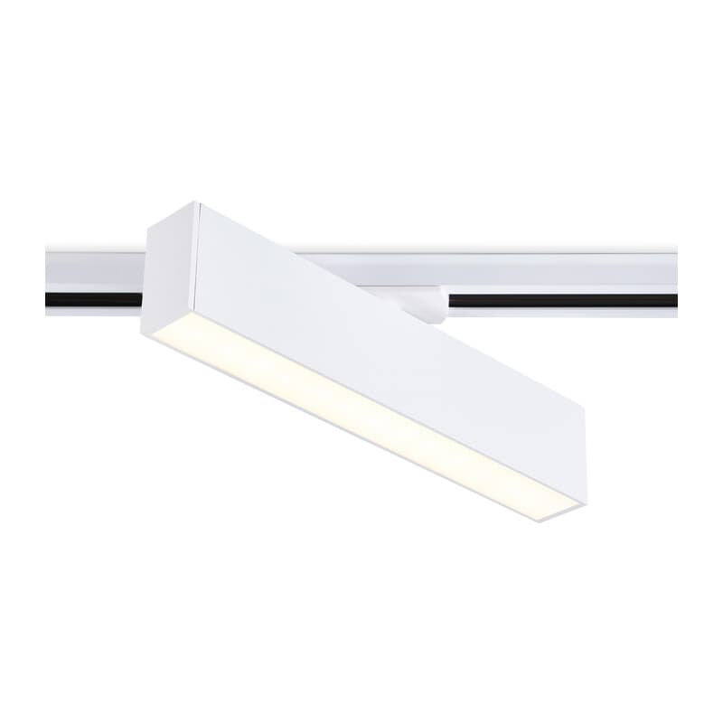 Трековый однофазный светодиодный светильник GL6761 WH белый LED 12W 3000K 300*22*48 Ambrella Light 9