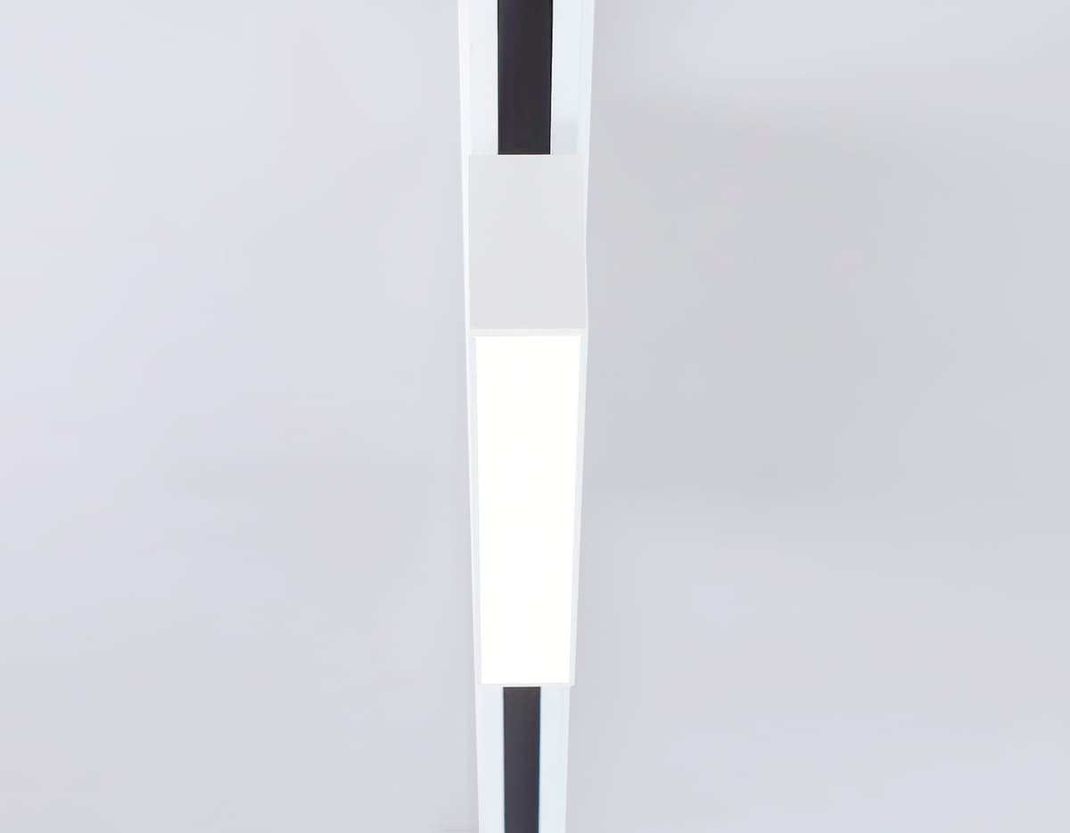 Трековый однофазный светодиодный светильник GL6763 WH белый LED 12W 4200K 300*22*48 Ambrella Light 16