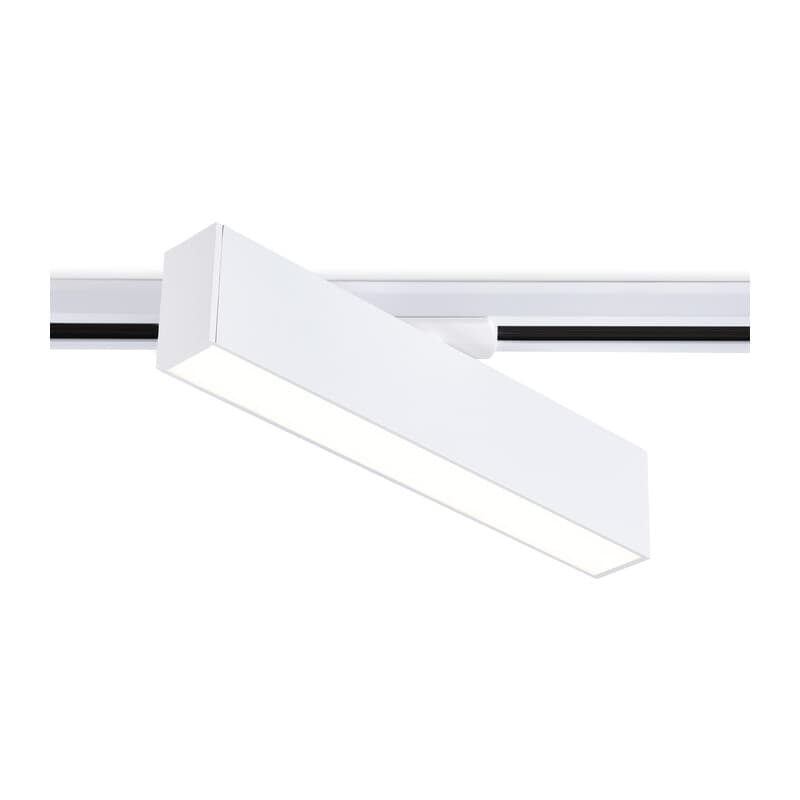 Трековый однофазный светодиодный светильник GL6763 WH белый LED 12W 4200K 300*22*48 Ambrella Light 9
