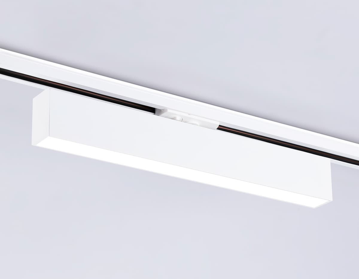 Трековый однофазный светодиодный светильник GL6772 WH белый LED 24W 4200K 600*22*48 Ambrella Light 13