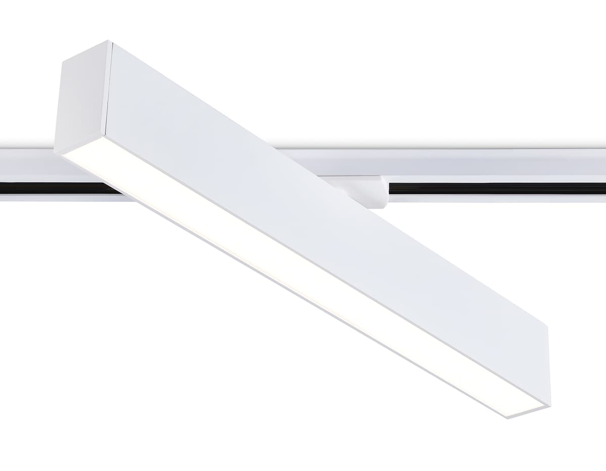 Трековый однофазный светодиодный светильник GL6772 WH белый LED 24W 4200K 600*22*48 Ambrella Light 9