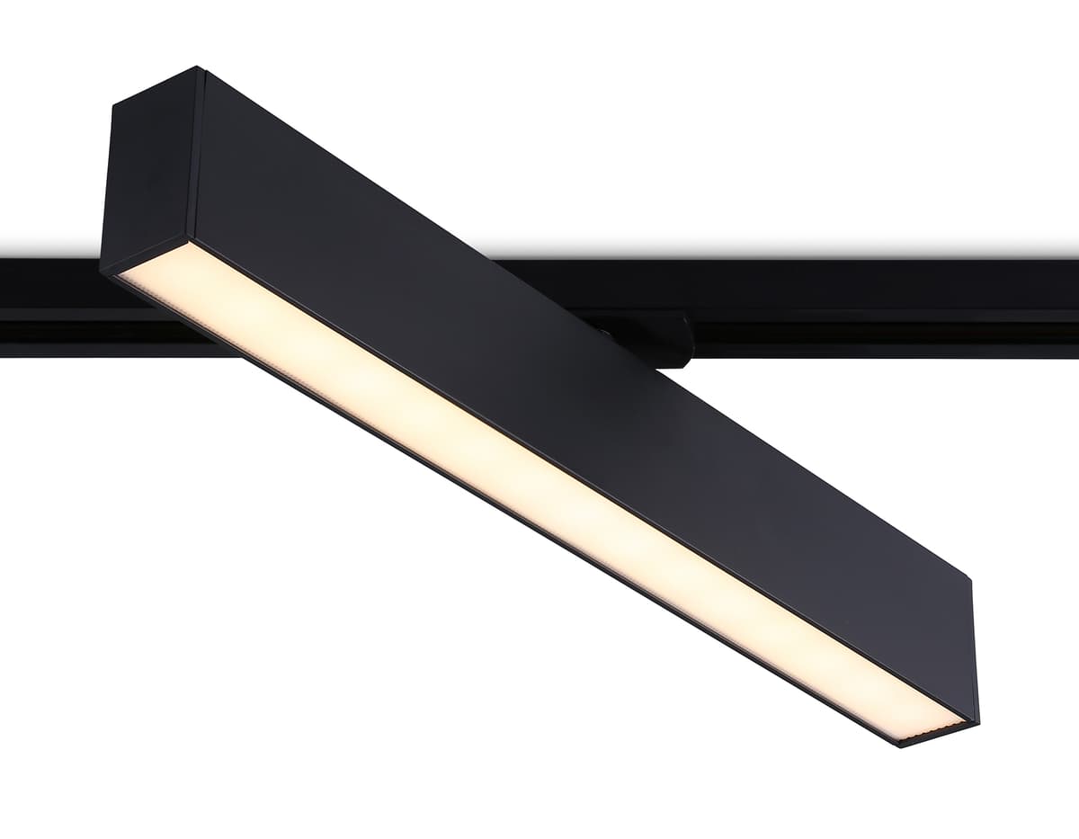 Трековый однофазный светодиодный светильник GL6775 BK черный LED 24W 3000K 600*22*48 Ambrella Light 10