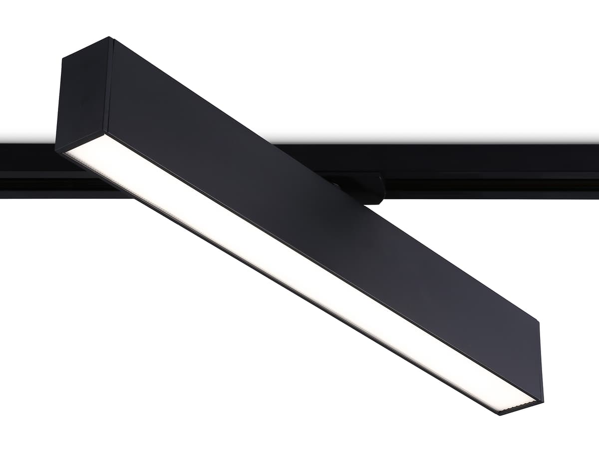 Трековый однофазный светодиодный светильник GL6777 BK черный LED 24W 4200K 600*22*48 Ambrella Light 9