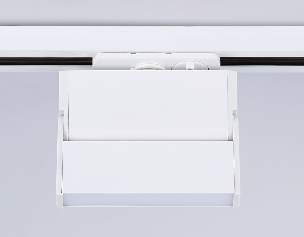 Трековый однофазный светодиодный светильник GL6801 WH белый LED 6W 4200K 115*22*87 Ambrella Light 15