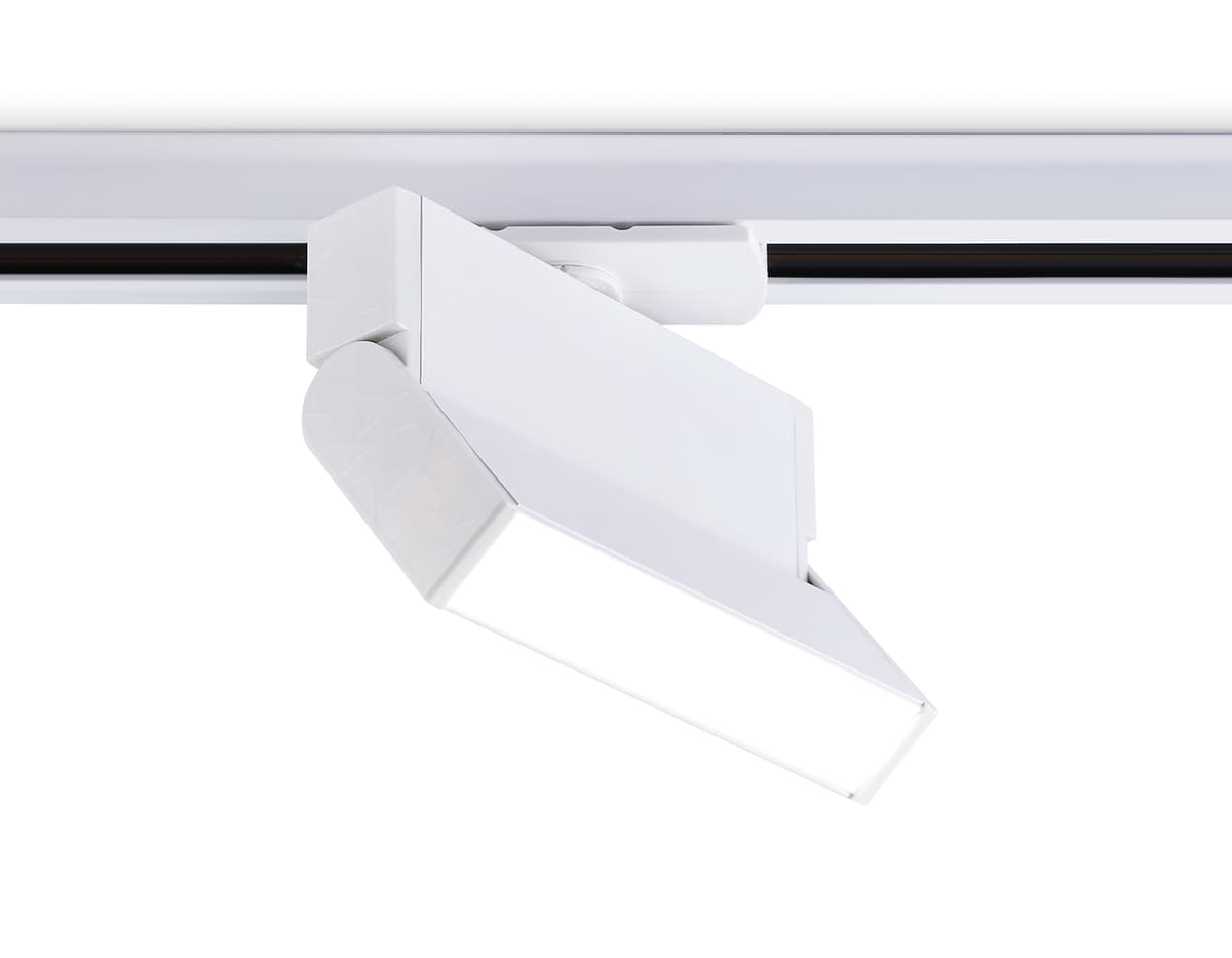 Трековый однофазный светодиодный светильник GL6801 WH белый LED 6W 4200K 115*22*87 Ambrella Light 9