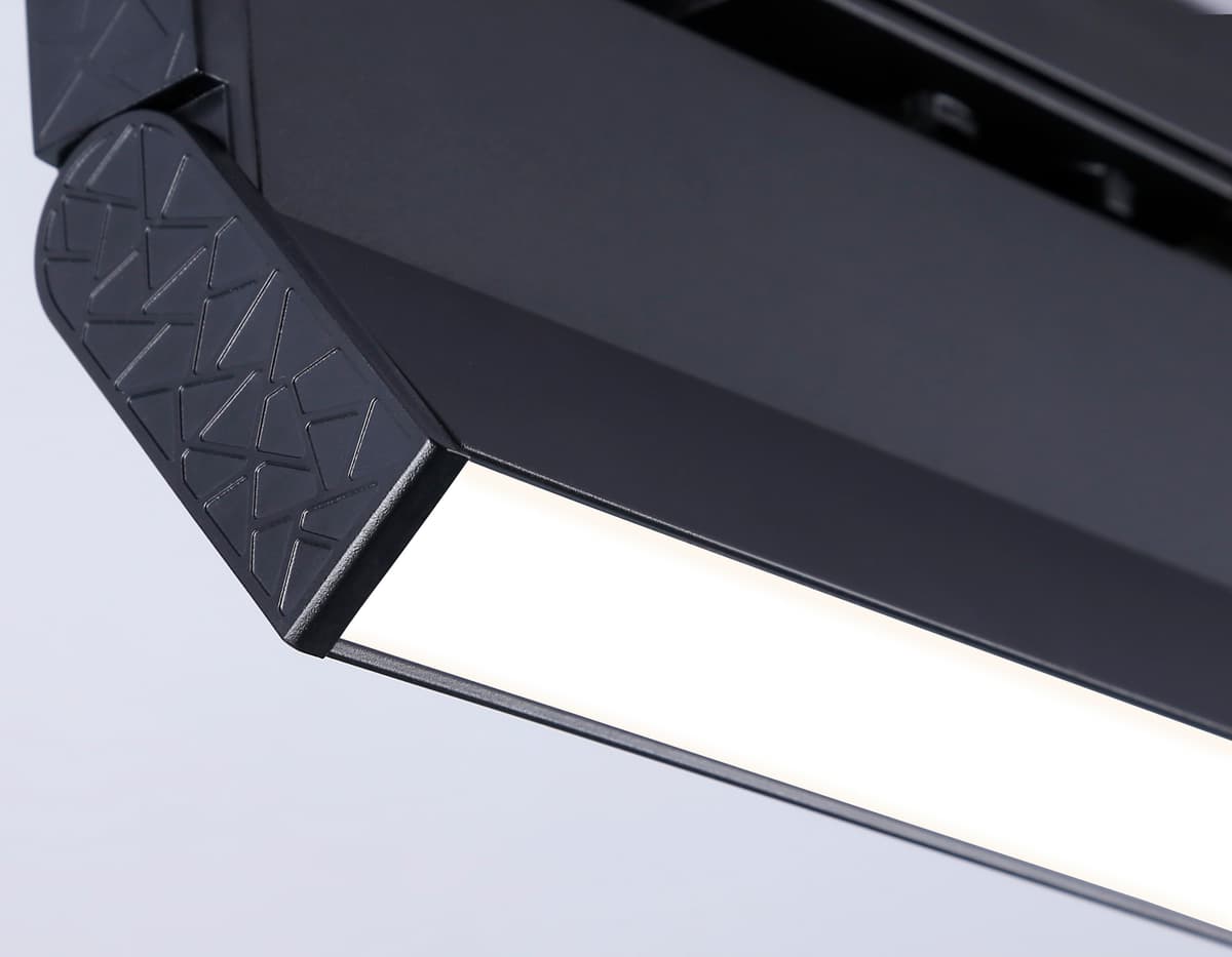 Трековый однофазный светодиодный светильник GL6808 BK черный LED 12W 4200K 230*22*87 Ambrella Light 13