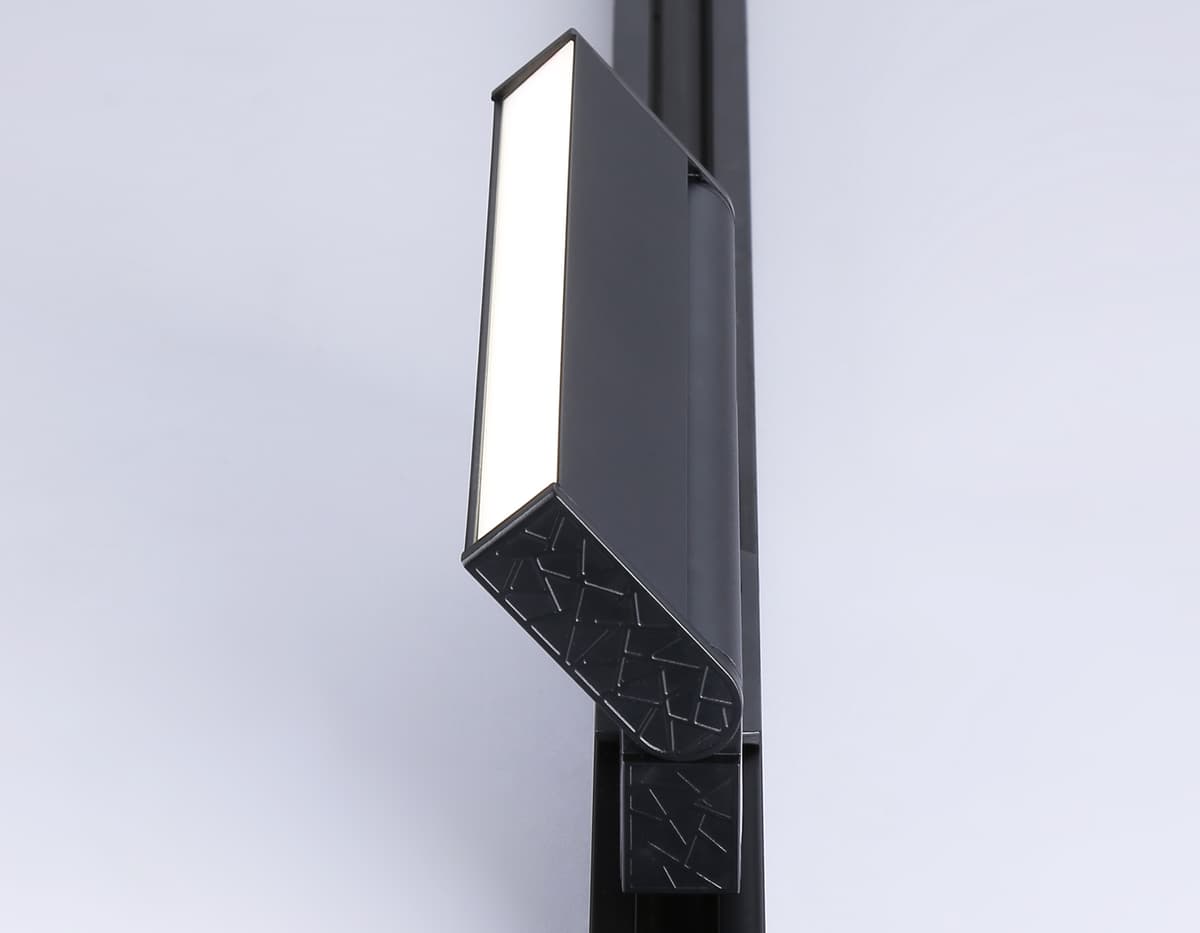 Трековый однофазный светодиодный светильник GL6808 BK черный LED 12W 4200K 230*22*87 Ambrella Light 16