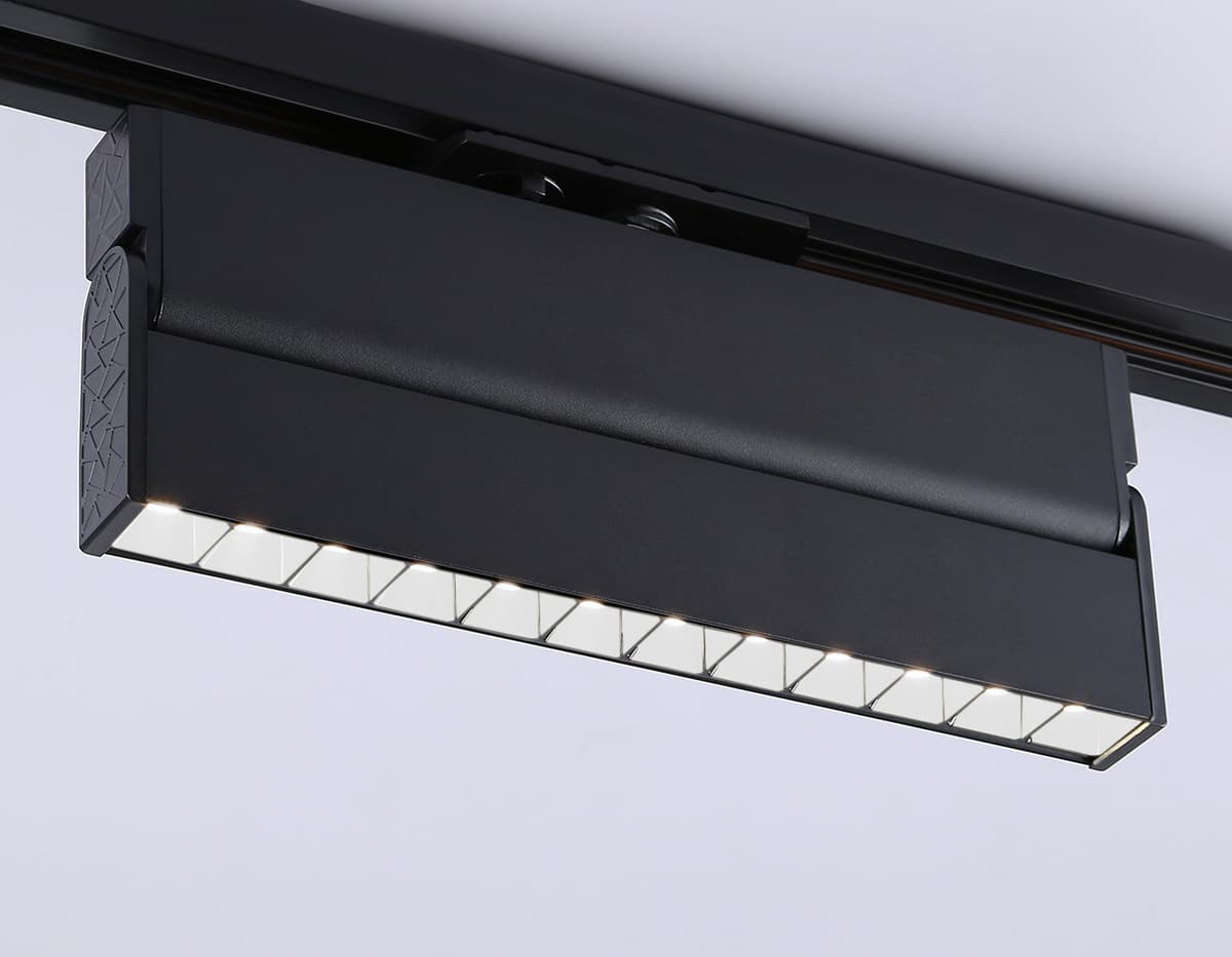 Трековый однофазный светодиодный светильник GL6819 BK черный LED 12W 4200K 24° 230*22*87 Ambrella Light 14