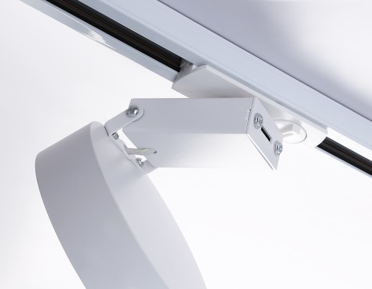 Трековый однофазный светодиодный светильник GL6837 WH белый LED 15W 4200K D115*80 Ambrella Light 12