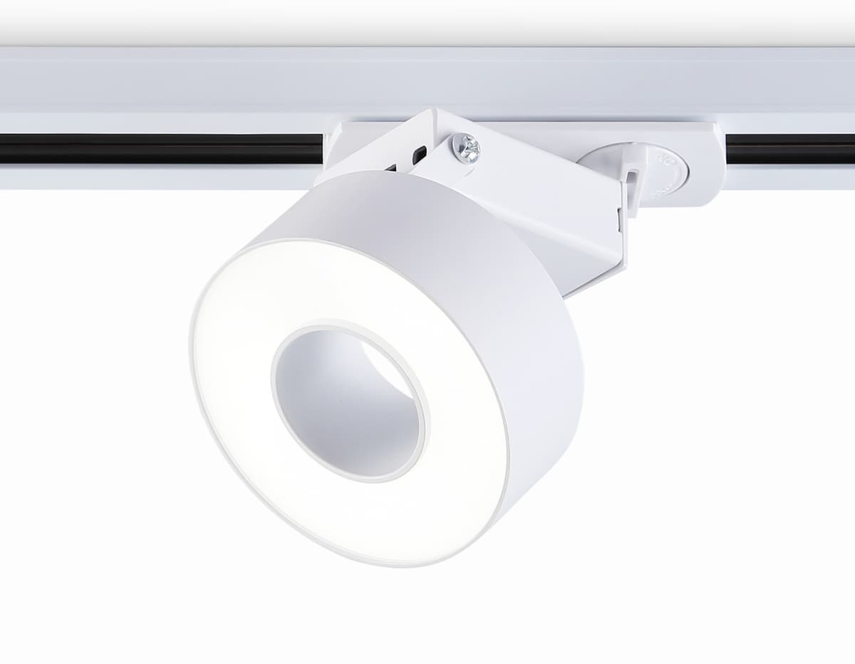Трековый однофазный светодиодный светильник GL6861 WH белый LED 10W 4200K D75*80 Ambrella Light 7