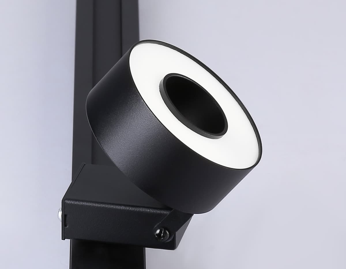 Трековый однофазный светодиодный светильник GL6863 BK черный LED 10W 4200K D75*80 Ambrella Light 10