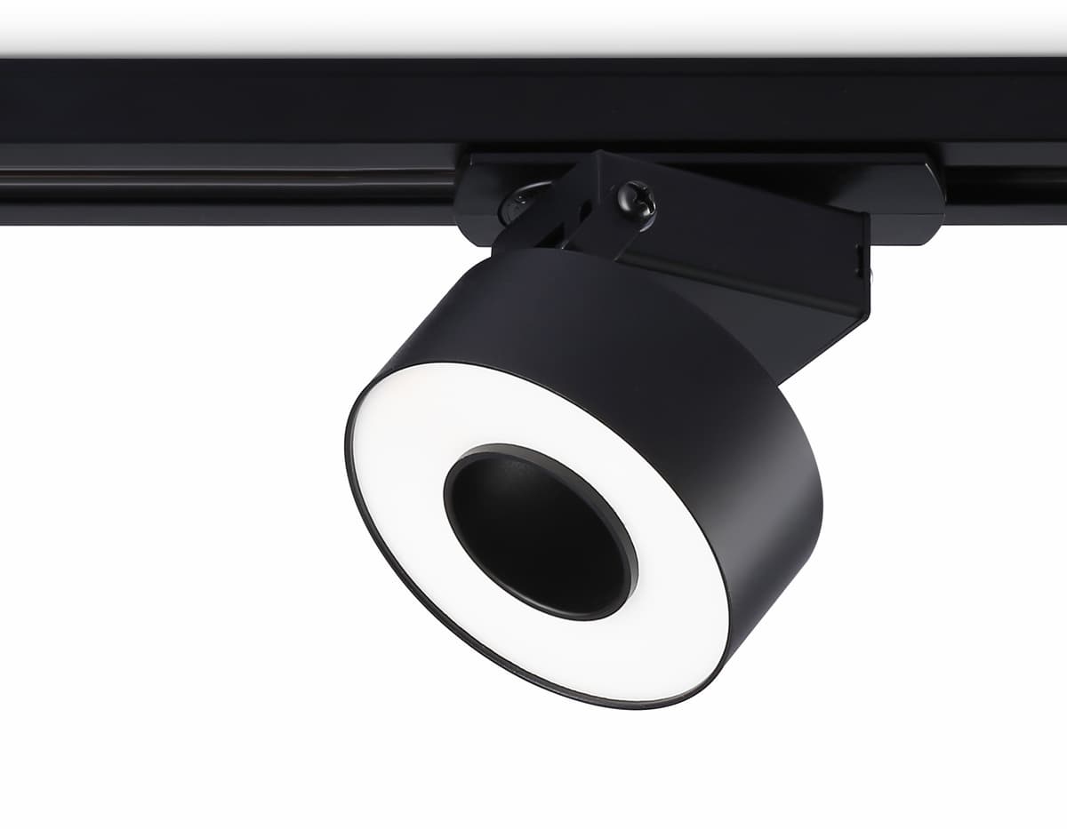 Трековый однофазный светодиодный светильник GL6863 BK черный LED 10W 4200K D75*80 Ambrella Light 7