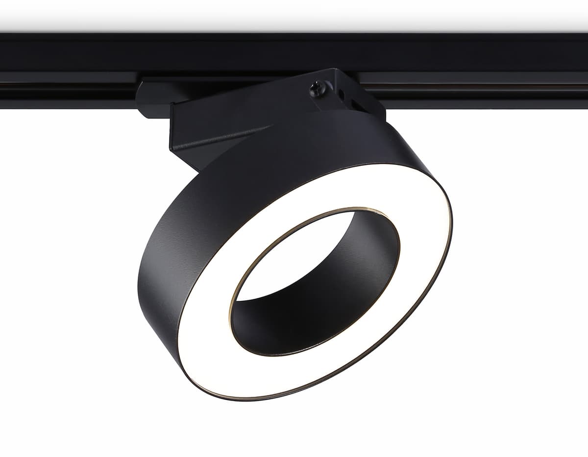 Трековый однофазный светодиодный светильник GL6868 BK черный LED 15W 4200K D115*80 Ambrella Light 7