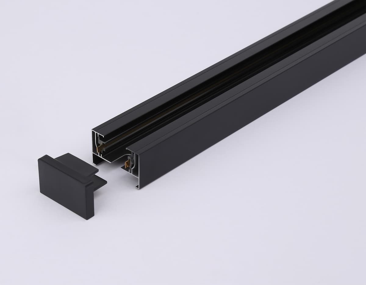 Шинопровод накладной однофазный 1m Standard system 220V Plus GL7102 BK черный матовый IP20 Standard 220V NEW 1000*32.5*19.8 Ambrella Light 12