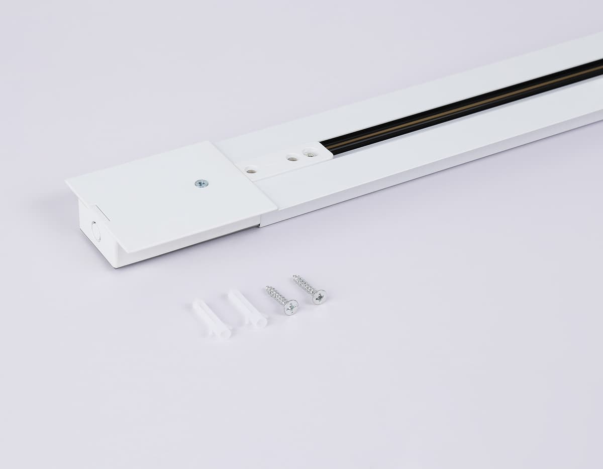 Шинопровод встраиваемый однофазный 2m Standard system 220V Plus GL7123 WH белый IP20 Standard 220V NEW 2000*58.6*18 Ambrella Light 10