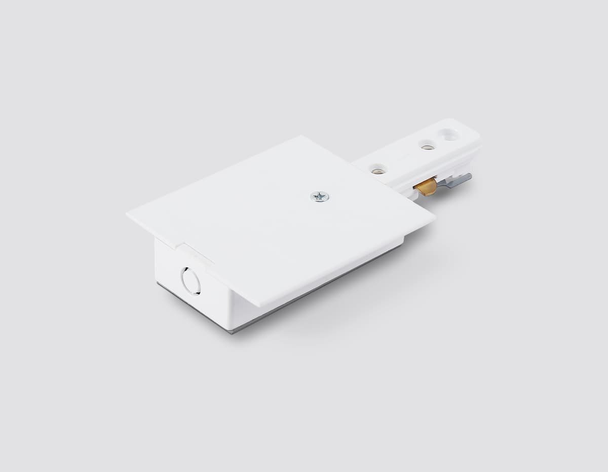 Ввод питания для встраиваемого шинопровода Standard 220V Plus GL7155 WH белый ввод питания IP20 Standard 220V NEW 108*58.6*18 Ambrella Light 8