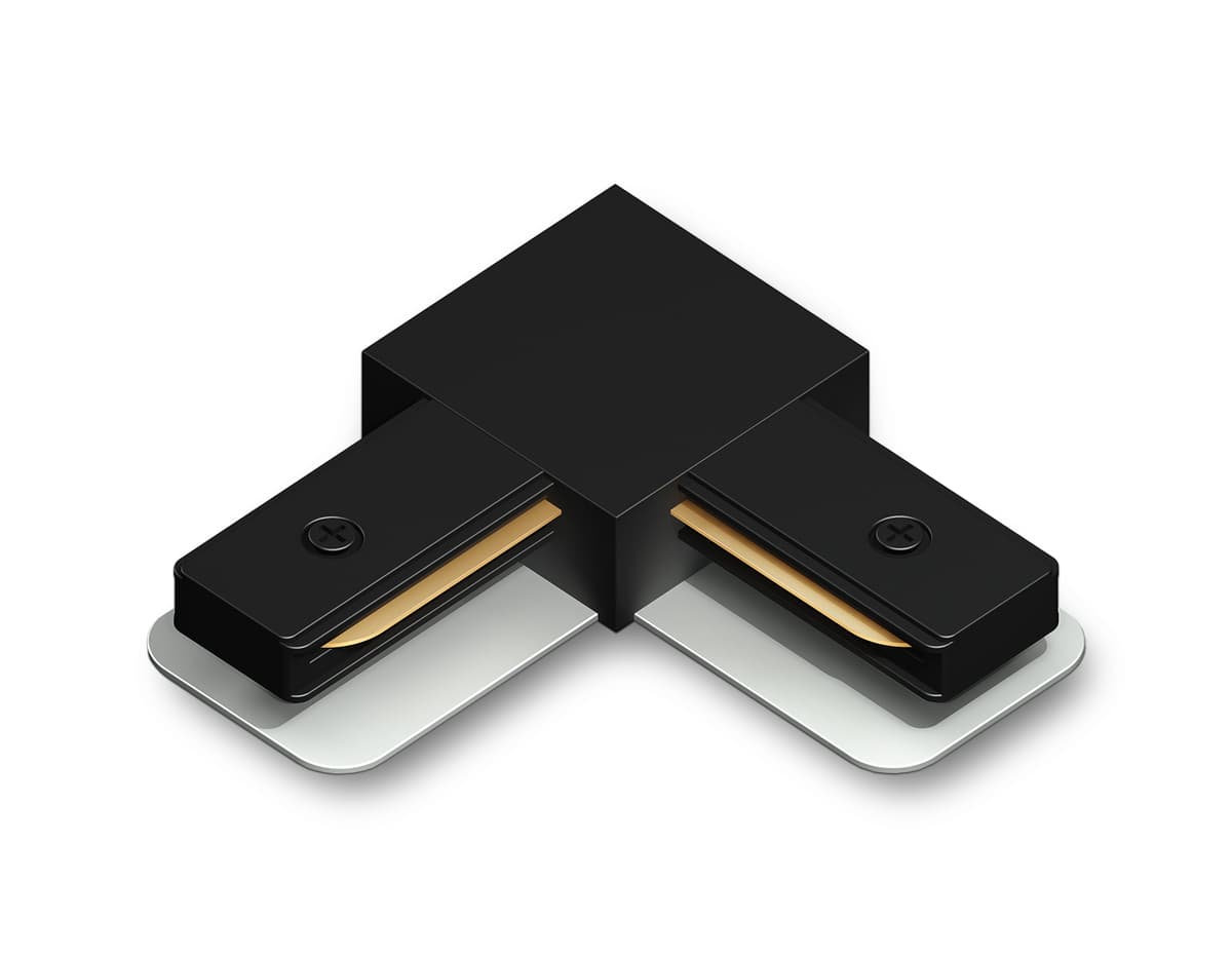 Коннектор угловой для однофазного шинопровода Standard 220V Plus GL7164 BK черный матовый коннектор угловой для однофазного шинопровода Standard 220V NEW 70*70*20 Ambrella Light 2