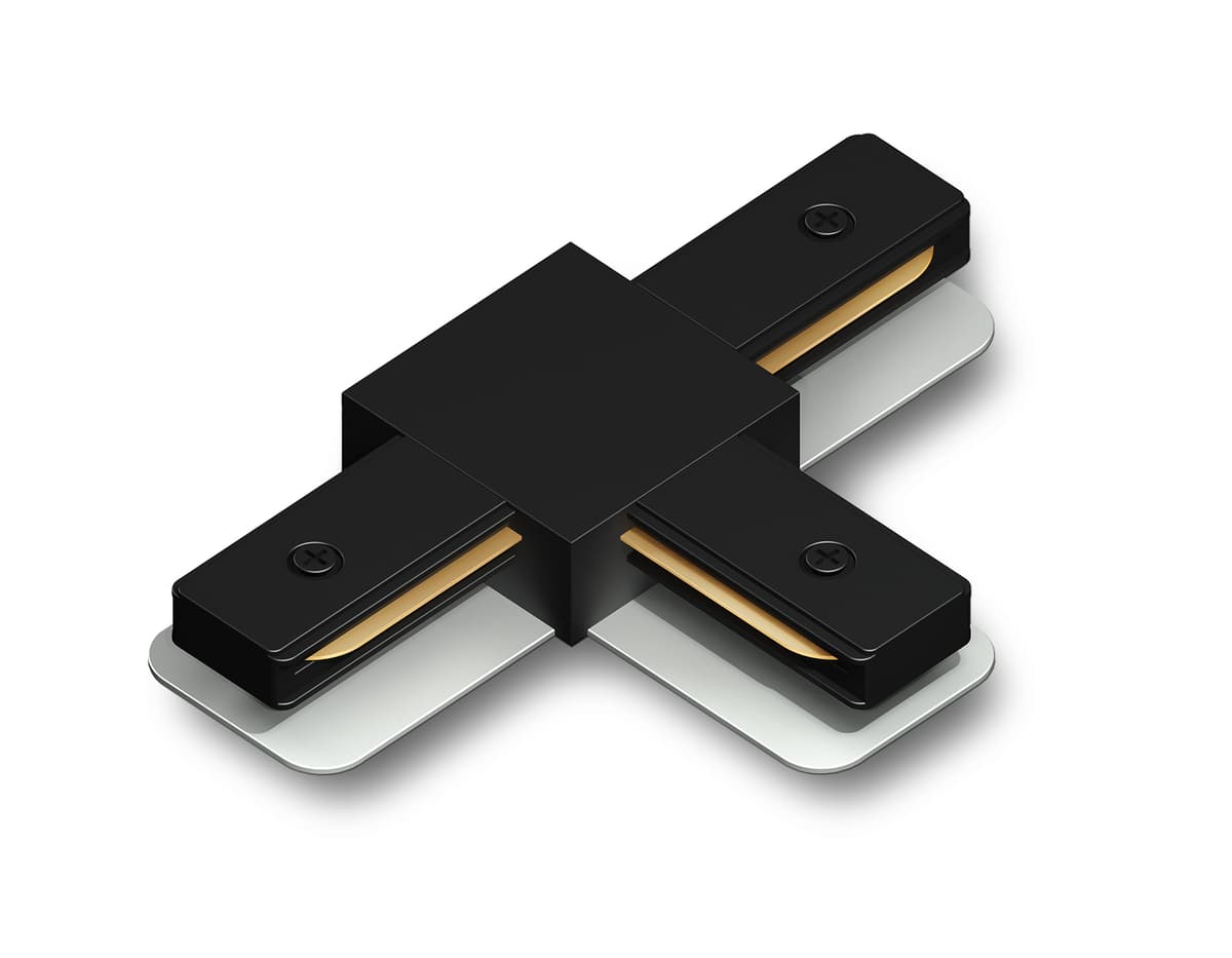 Коннектор Т-образный для однофазного шинопровода Standard 220V Plus GL7168 BK черный матовый коннектор Т-образный для однофазного шинопровода Standard 220V NEW 105*70*20 Ambrella Light 5